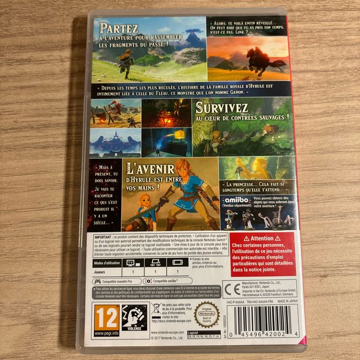 Zelda breath of the wild switch - photo numéro 3