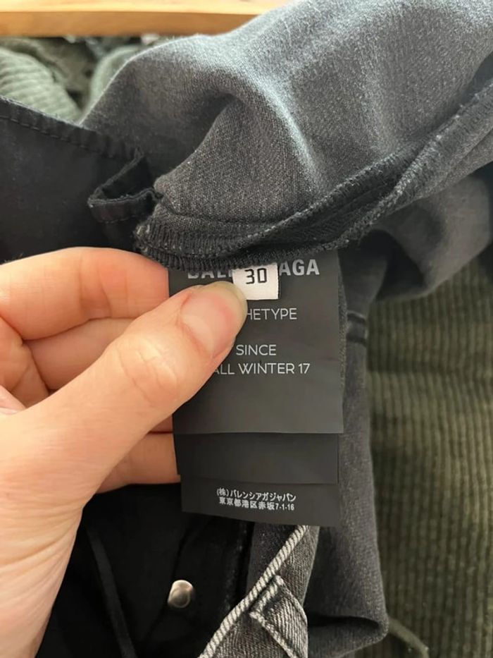 Jean slim gris Balenciaga - photo numéro 4
