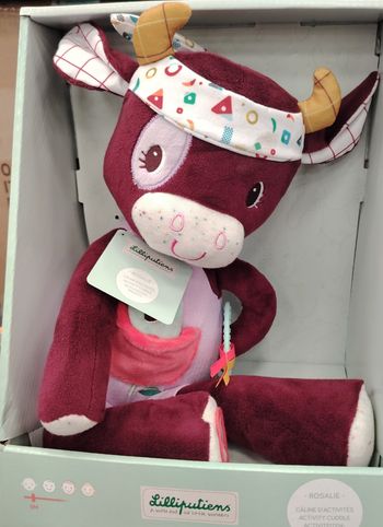 Peluche multi activités Rosalie lilliputiens neuf