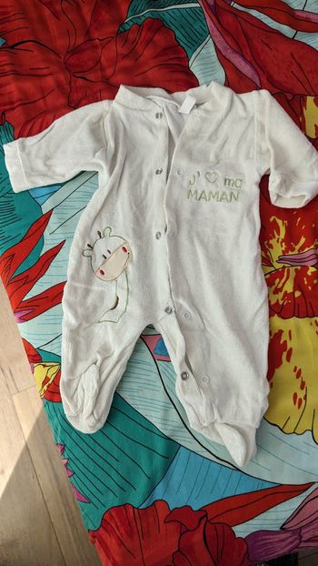 Pyjama grenouillère 1 mois