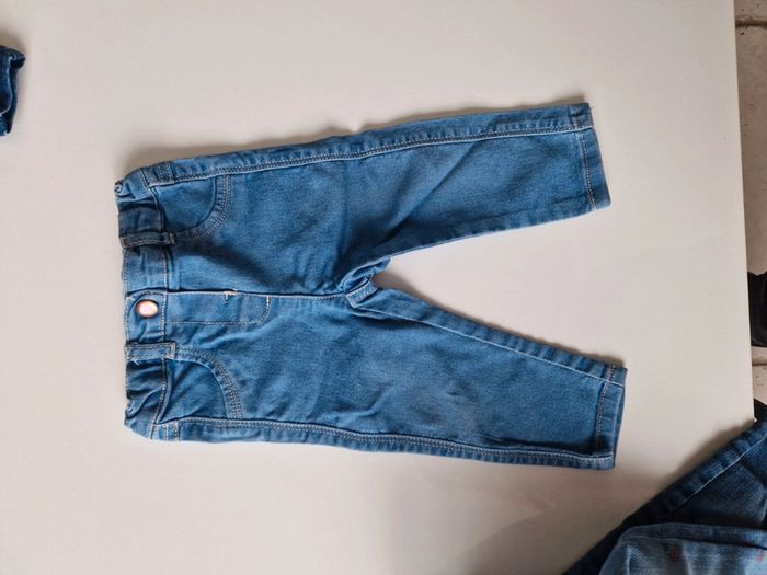 Lot 7 jeans 12 mois fille - photo numéro 7