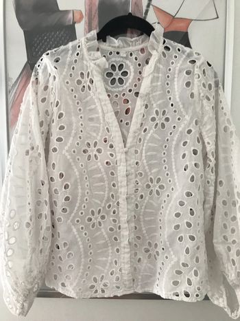 Chemisier broderies anglaises Shein S