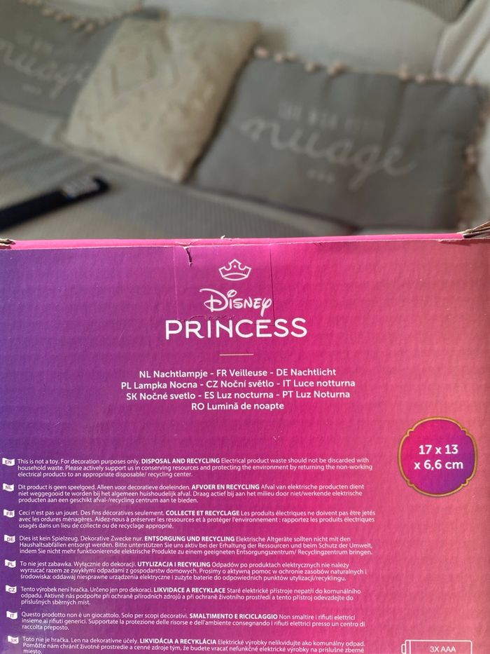 Veilleuse princesse Disney - photo numéro 4