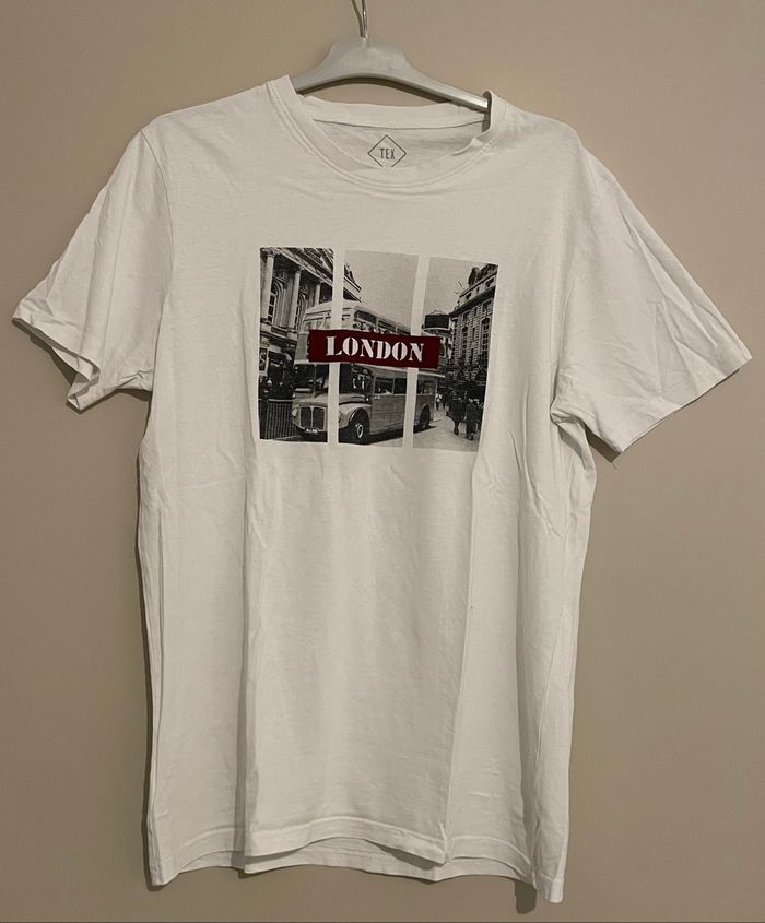 T-shirt blanc imprimé - Taille M