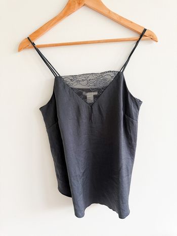 Top débardeur gris H&M taille 34 XS