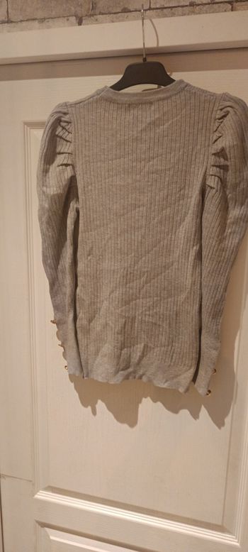 Pull gris 12 ans