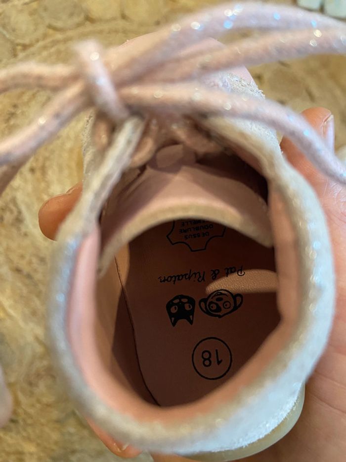 Chaussures bébé fille taille 18 Pat & Ripaton - photo numéro 5