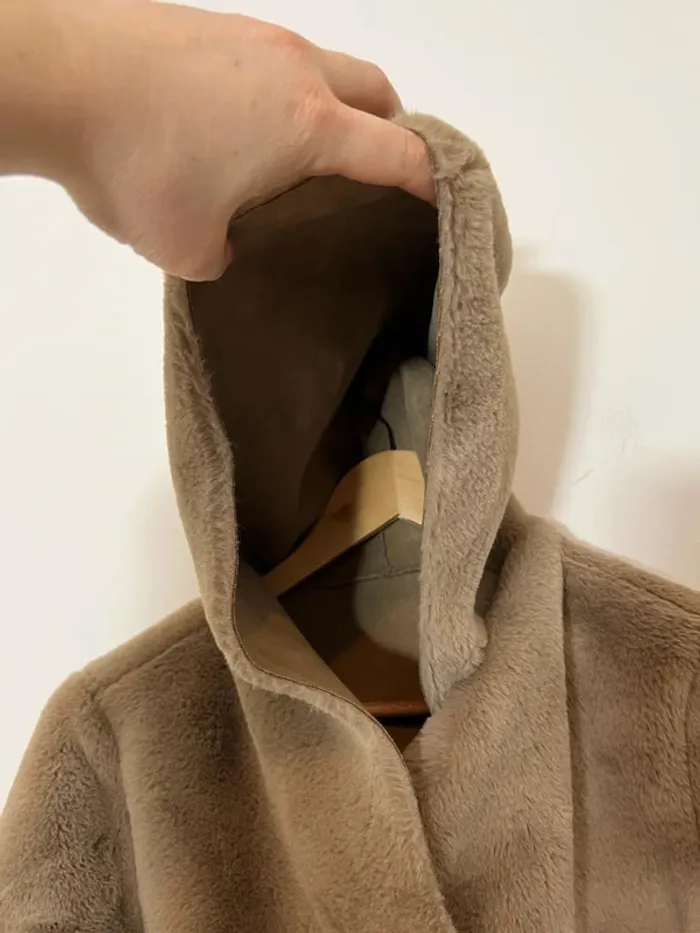 Manteau Zara réversible taupe - photo numéro 6