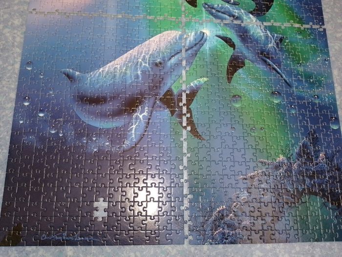 Puzzle 1000 pièces Dauphins Nathan - photo numéro 9