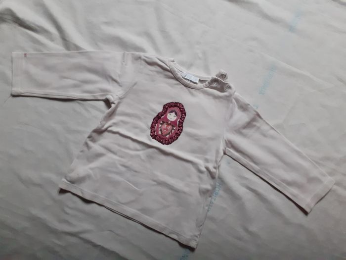 Sweet blanc motif poupée russe - photo numéro 2