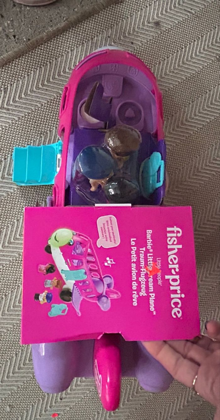Avion de rêve Fisher-Price Barbie Little People – Neuf ✈️✨ - photo numéro 3