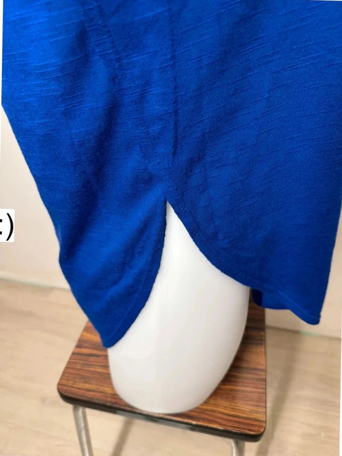 T-shirt The Kooples taille L bleu avec dentelle - photo numéro 5