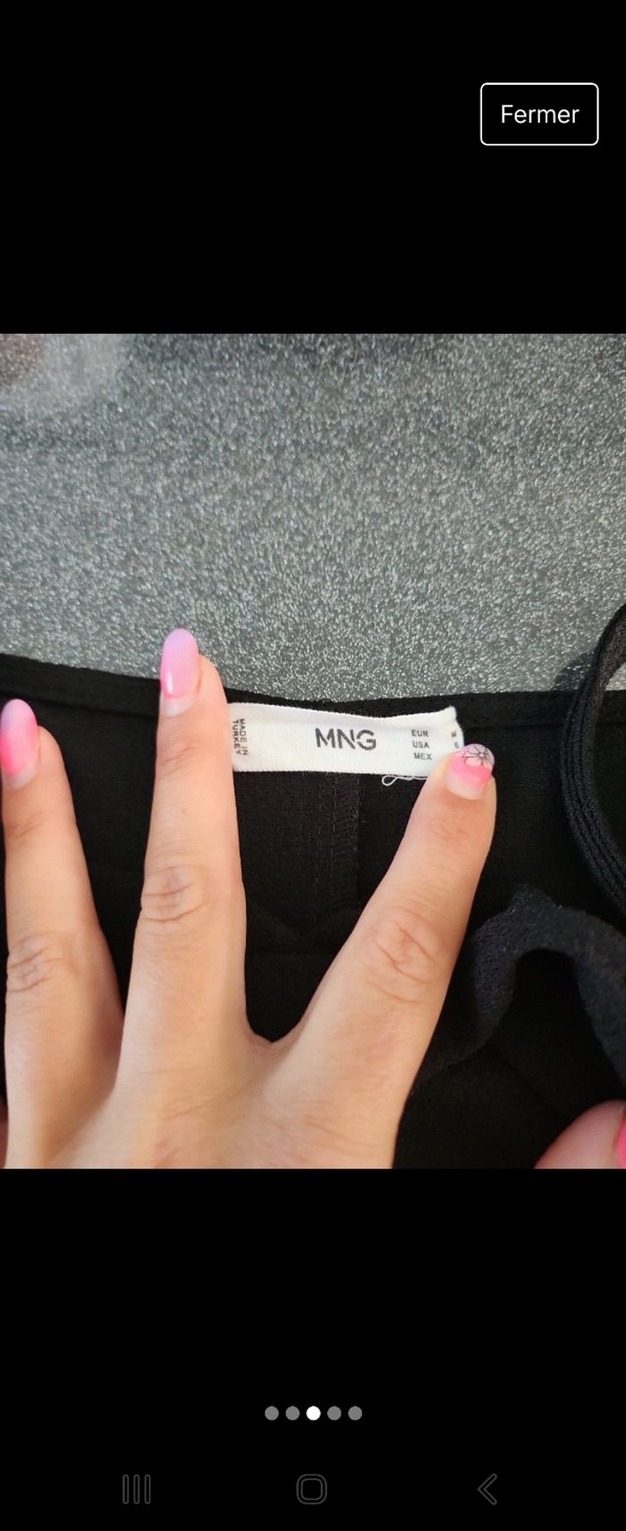 Robe noir Mango - photo numéro 3