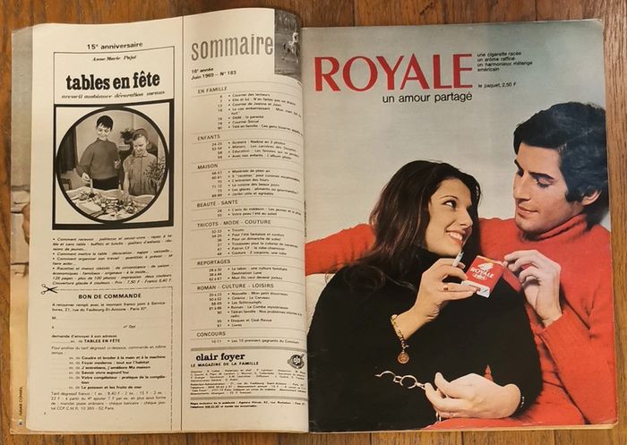 Ancien magazine Clair foyer 1969 N°183 vintage - photo numéro 2