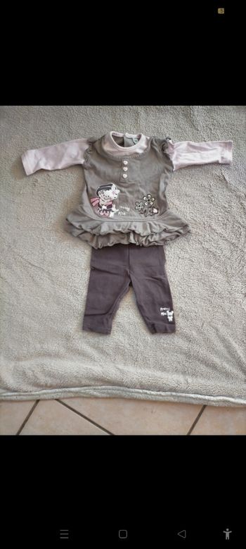 Ensemble fille 3 mois