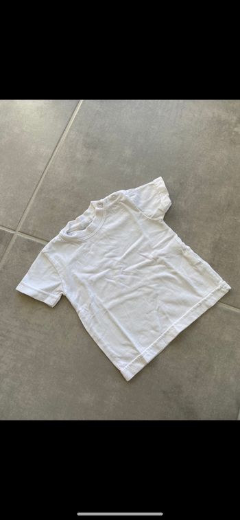 Tee shirt manches courtes mixte 3 mois
