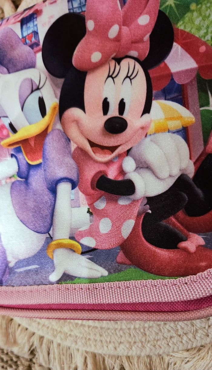 Sacoche Bandoulière Minnie Disney Rose - photo numéro 4