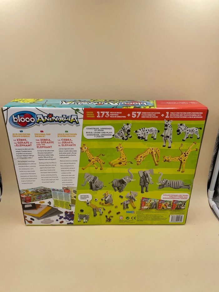 Jeu de construction éducatif en mousse Bloco Animalia 230 pièces neuf - photo numéro 2