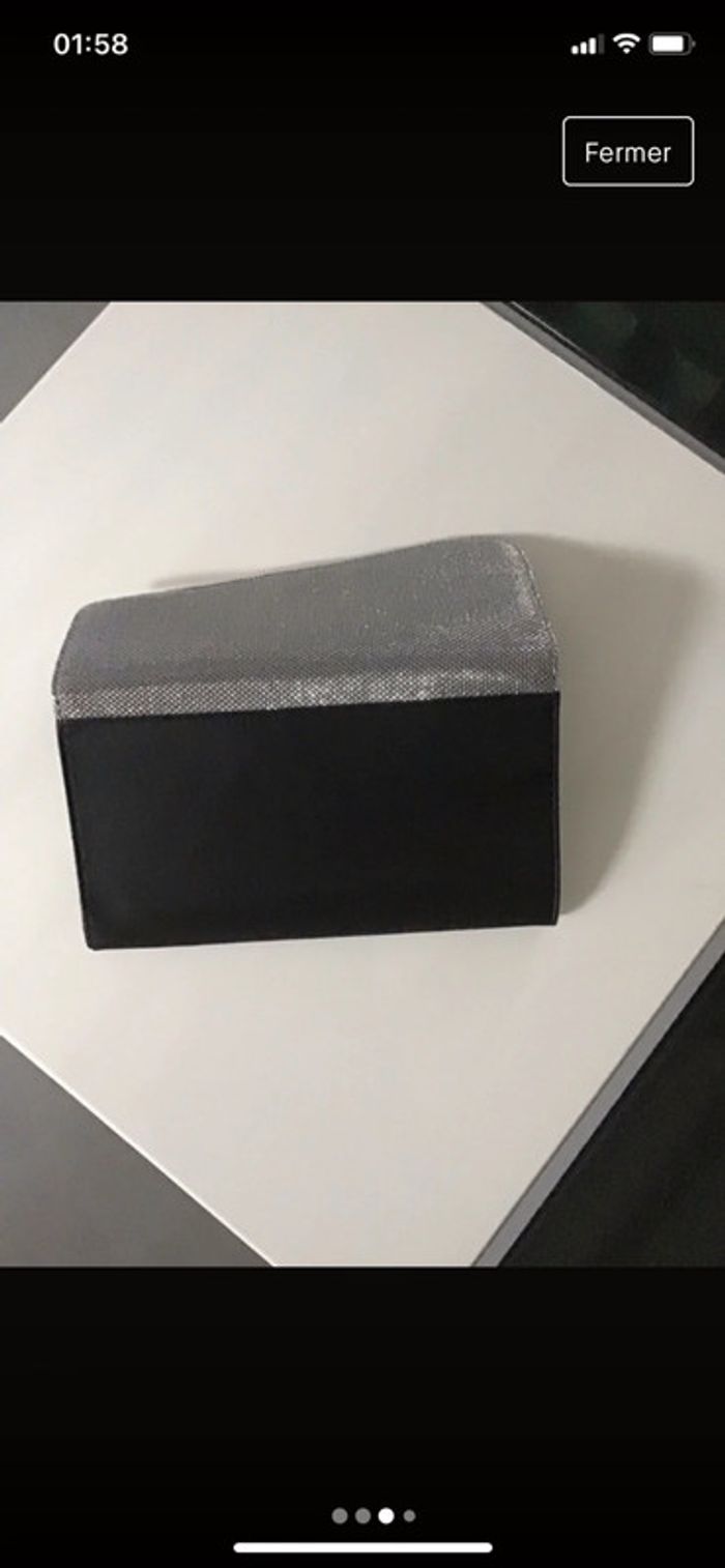 Pochette noir et argenté - photo numéro 3