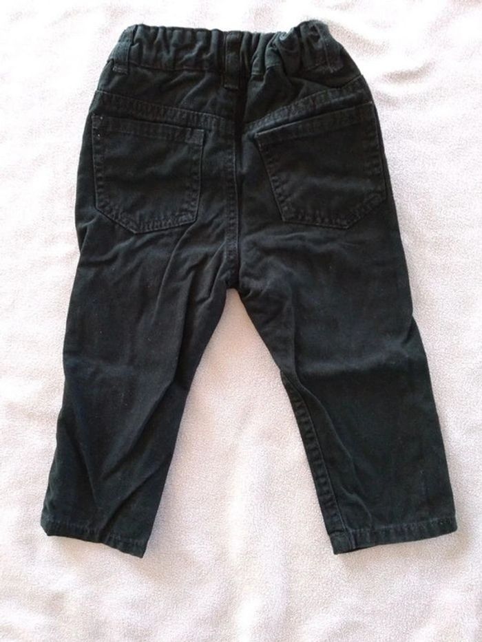 Pantalon jean noir Kimbaloo 18 mois - photo numéro 2