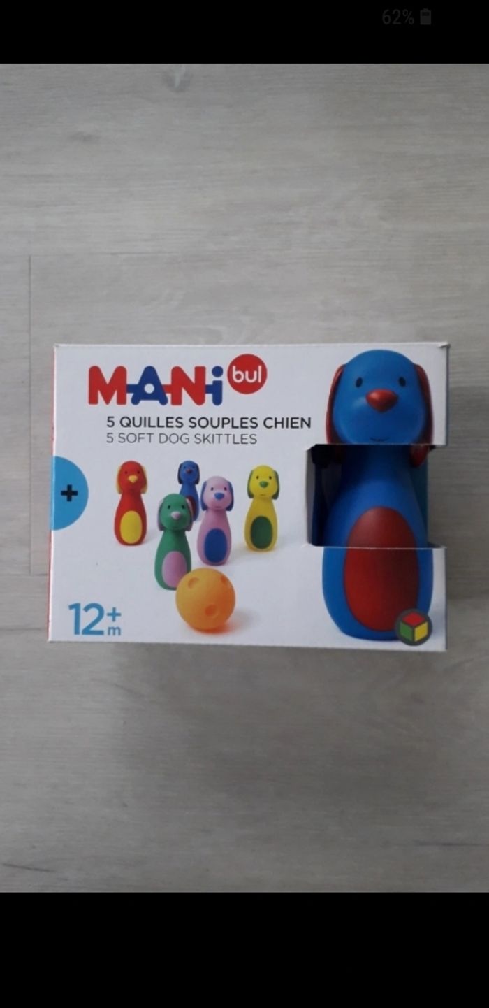 5 quilles souples chien oxybul