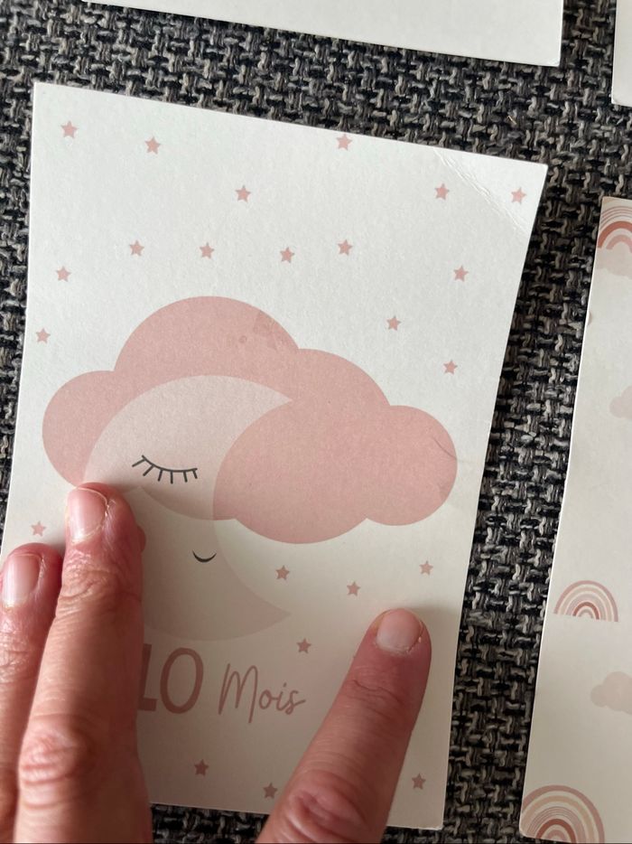Cartes mois anniversaire - photo numéro 3