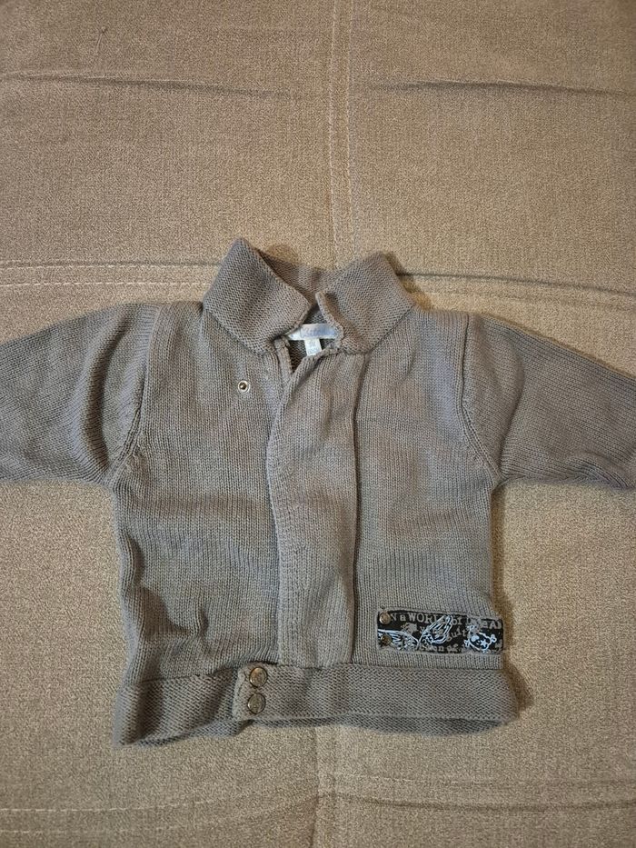 Lot de 5 vestes bébé, 3 mois Différentes marques - photo numéro 2