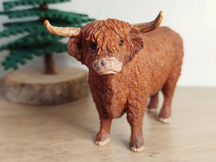 Schleich figurine bovidé bœuf Animal de la ferme