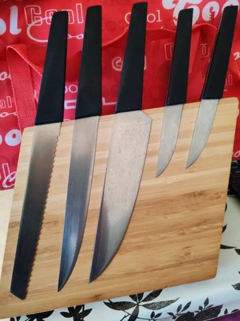 Lots couteaux de cuisine