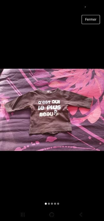 Lot tee shirt manches longues