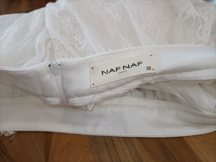 Magnifique jupe blanche dentelle 38 Naf Naf - photo numéro 6