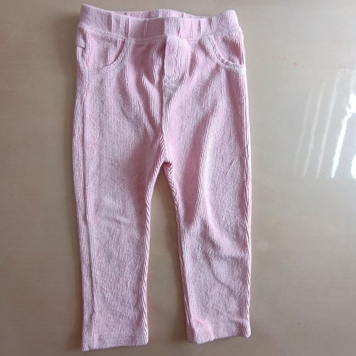 Lot pantalons fille 12 mois - photo numéro 4