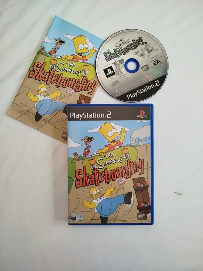 The Simpsons skateboarding PlayStation 2 ps2 complet