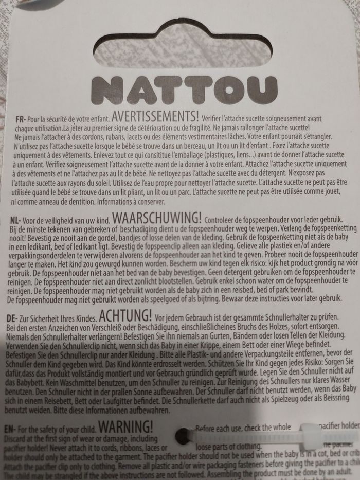 Attache sucette - photo numéro 3