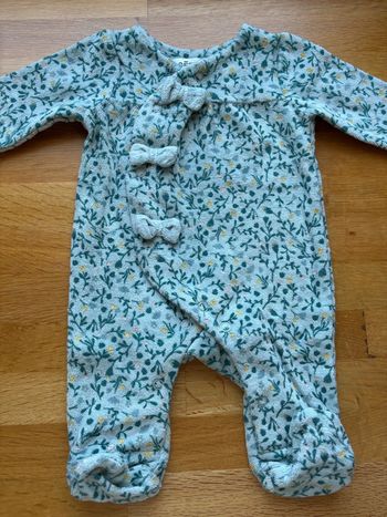 Pyjama velours Gemo naissance fille