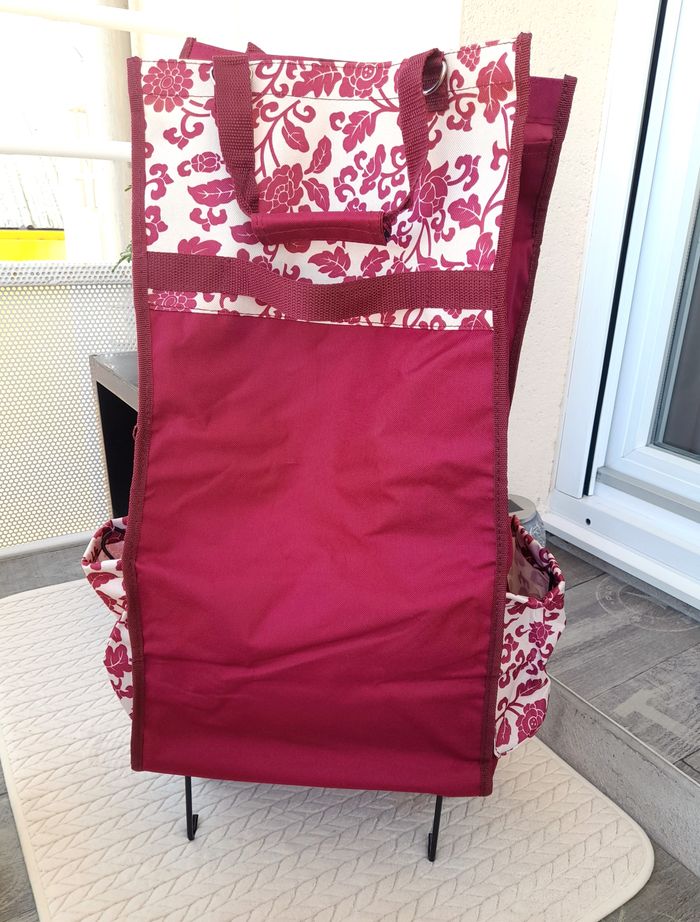 Sac cabas / Sac chariot à roulettes neuf