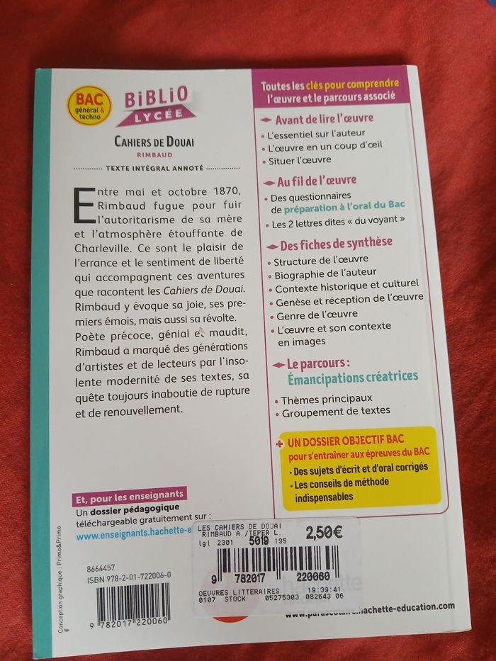 Cahier de Douai - photo numéro 2