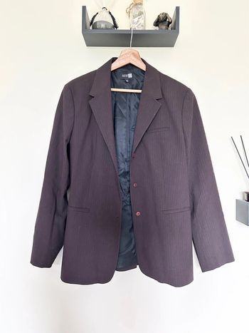 Veste blazer marron, 44 - XXL, Autre Ton