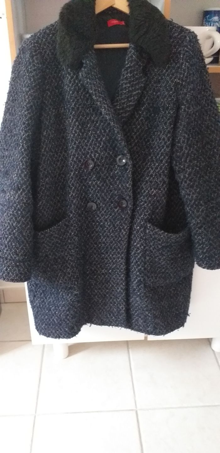 Manteau avec col amovible