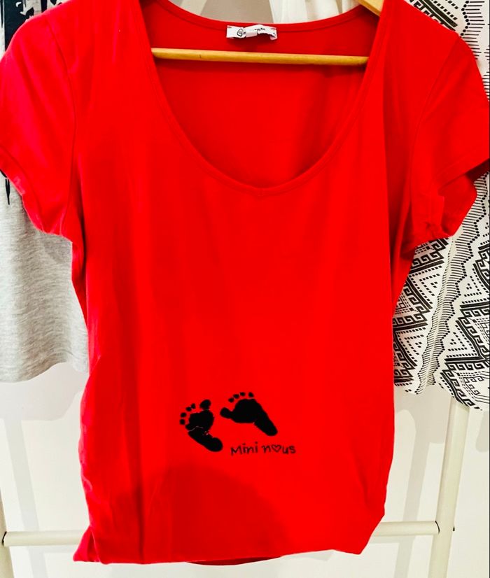Lot de 3 T-shirts de grossesse – Taille M/L - photo numéro 2