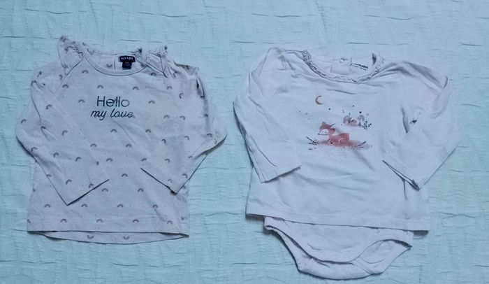 Kiabi haut arc en ciel hello my World 12 mois