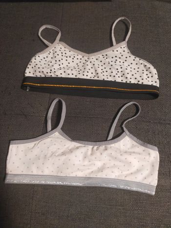 Brassières x 2 fille 11 ans Zeeman