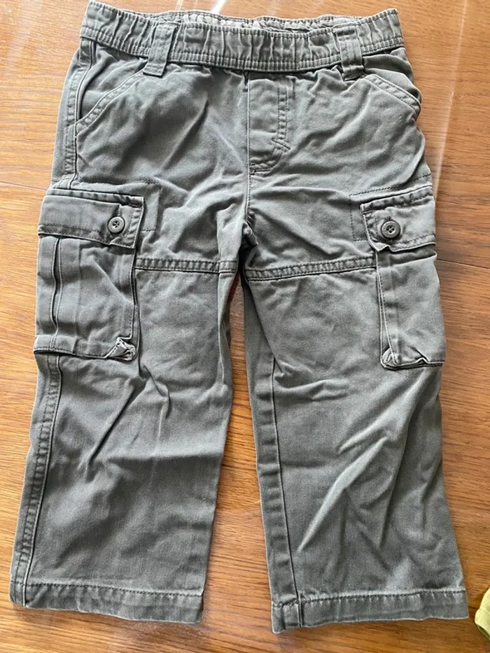 Ensemble 24 mois – Tee-shirt manches longues + pantalon large - photo numéro 6
