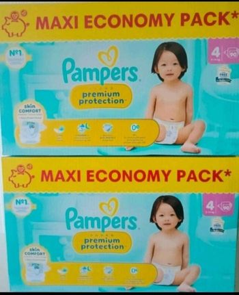 Couches pampers premium protection T4