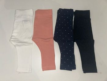 Lot de 4 leggings 