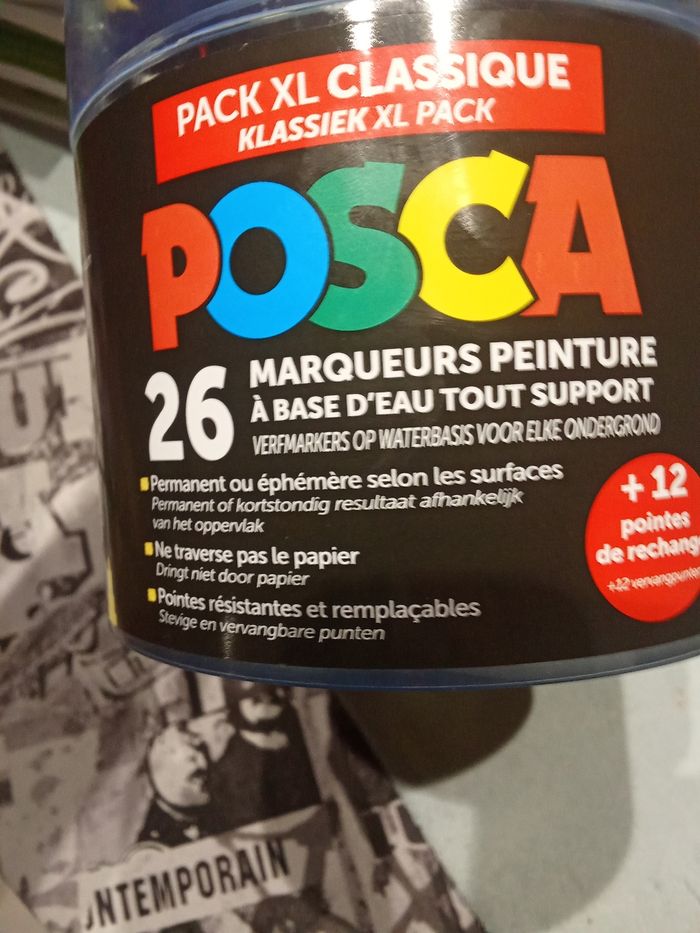 Boite de posca avec mines de rechange neuf - photo numéro 4