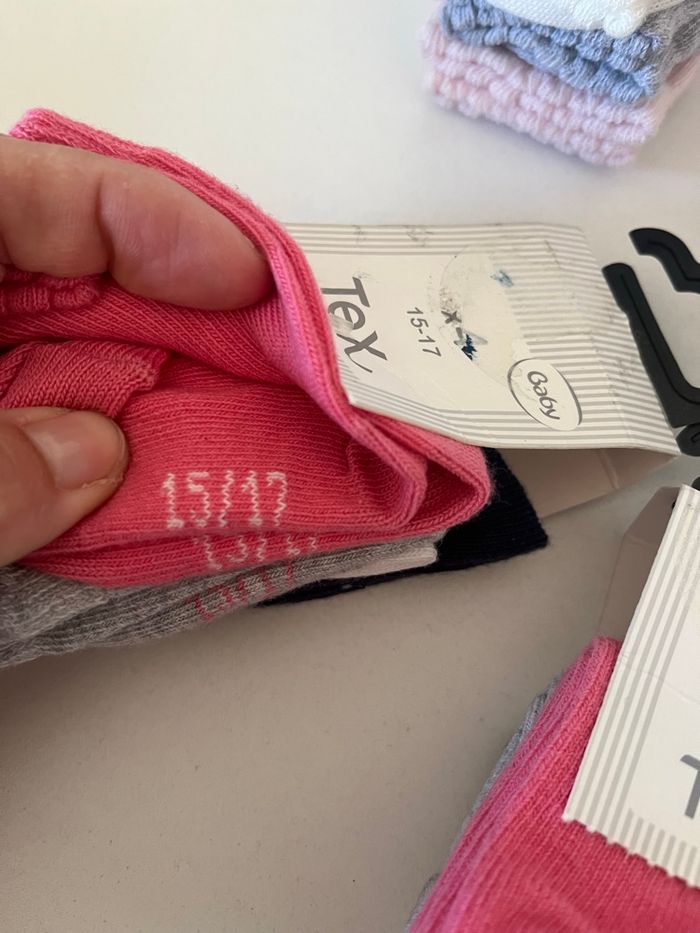 Lot 16 paires de chaussettes bébé fille 15/17 - photo numéro 2
