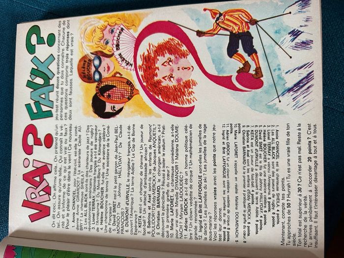 Grand recueil ancien livre album Lisette et Caroline bleu numéro 1 Pierre Probst - photo numéro 8