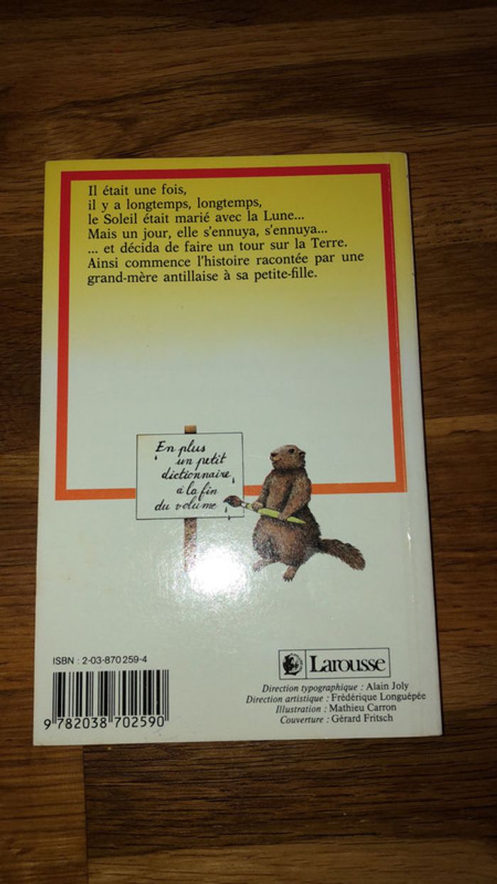 Histoire De La Lune Vagabonde - Conte Antillais - mathieu carron - photo numéro 2