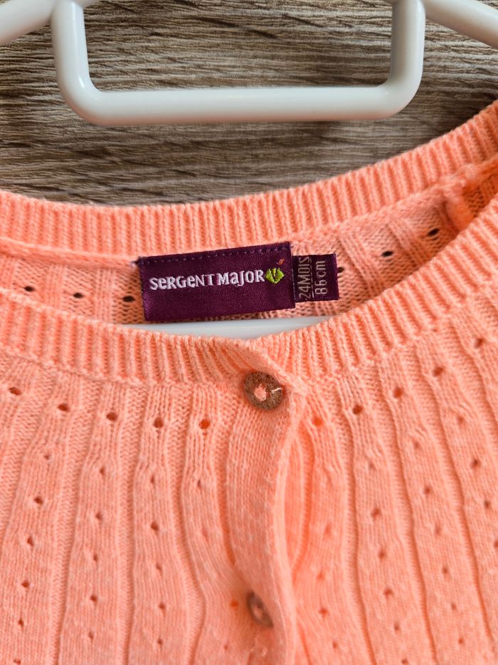 Vêtement Bébé Fille - Robe + Gilet - Sergent Major - 24 mois 86 cm - photo numéro 3